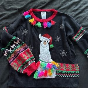Llama Christmas Sweater
